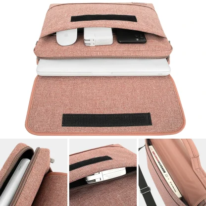 Sleek Pink Laptop Sleeve - Image 4