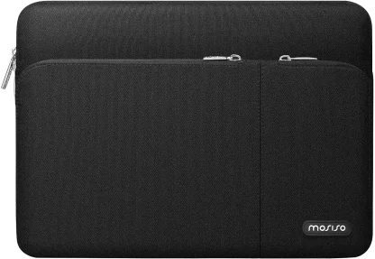 Black Zippered Laptop Sleeve
